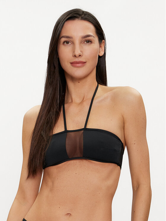 Calvin Klein Swimwear Bikini Partea De Sus Kw Kw Negru Modivo Ro