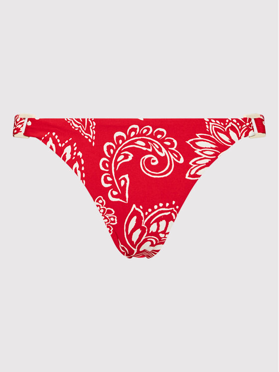 Seafolly Dół od bikini Folklore 40667 933 Czerwony Modivo pl
