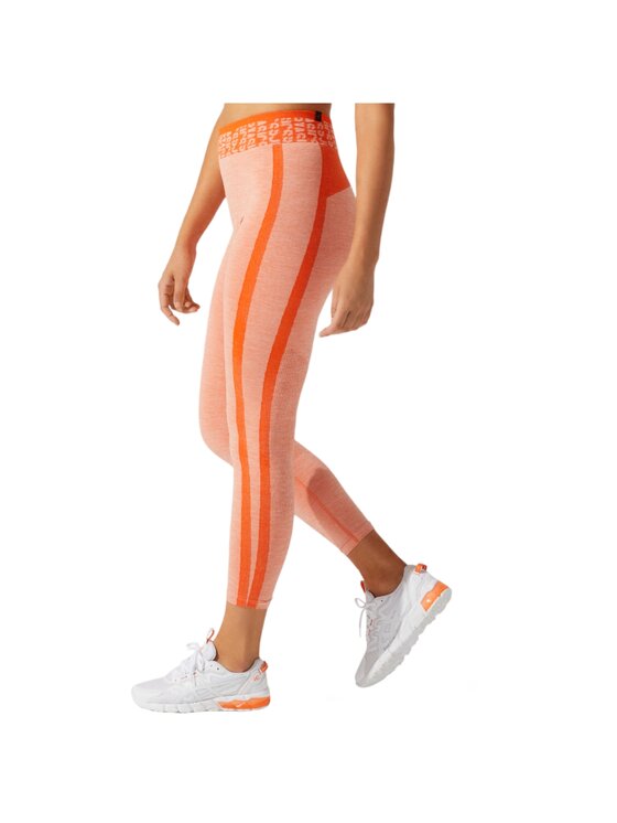 Asics Legginsy Asics W Cropped Logo Seamless Tight Pomara Czowy Slim