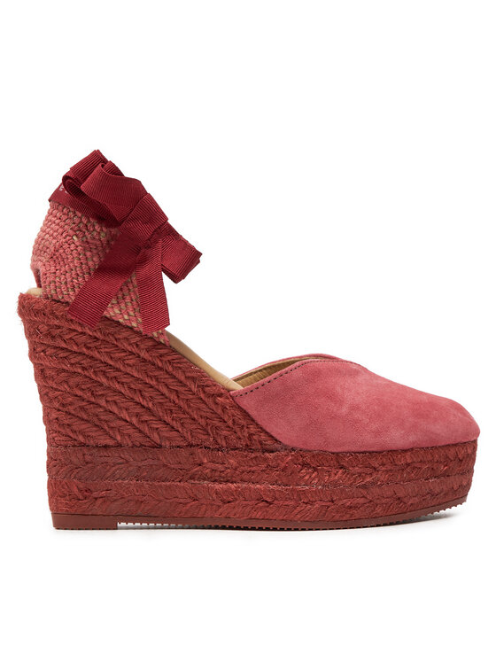 Manebi Espadrilles Hamptons Heart Shaped Wedge Espadrilles W Wh