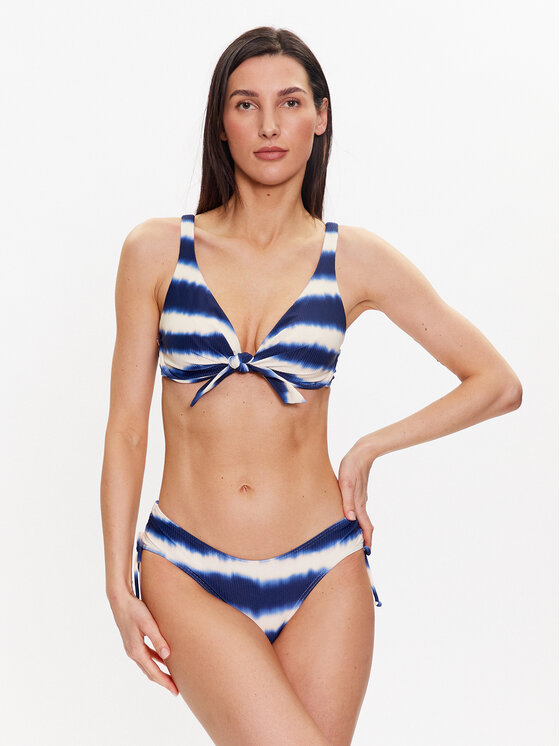 Triumph Bikini Oberteil Summer Fizz 10214575 Dunkelblau Modivo De