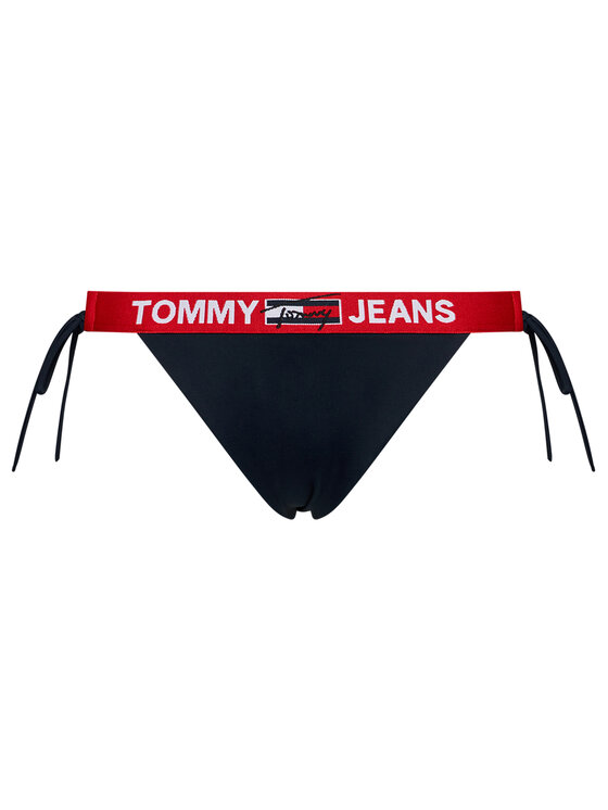 Tommy Jeans Bikini Unterteil Cheeky String Uw Uw Dunkelblau