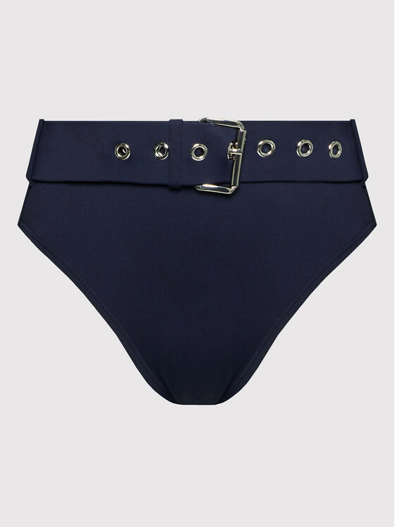 MICHAEL Michael Kors Dół od bikini MM2J025 Granatowy Modivo pl