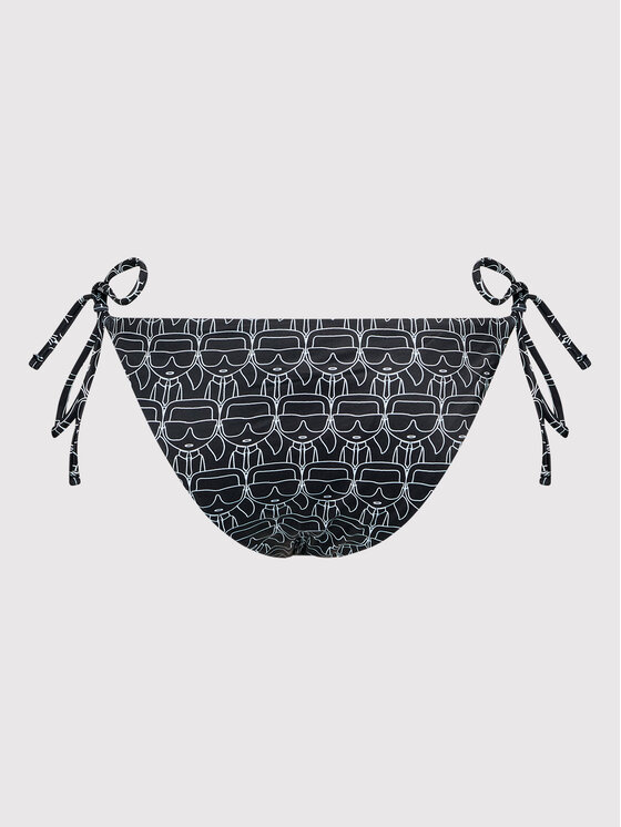 Karl Lagerfeld D Od Bikini Ikonic All Over Kl Wbt Czarny Modivo Pl