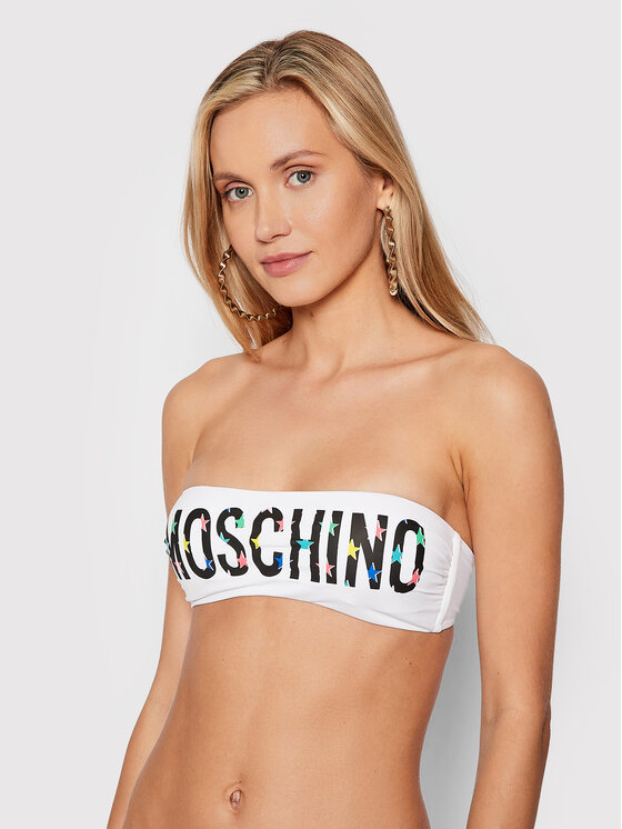 MOSCHINO Underwear Swim Góra od bikini 5714 2611 Biały Modivo pl