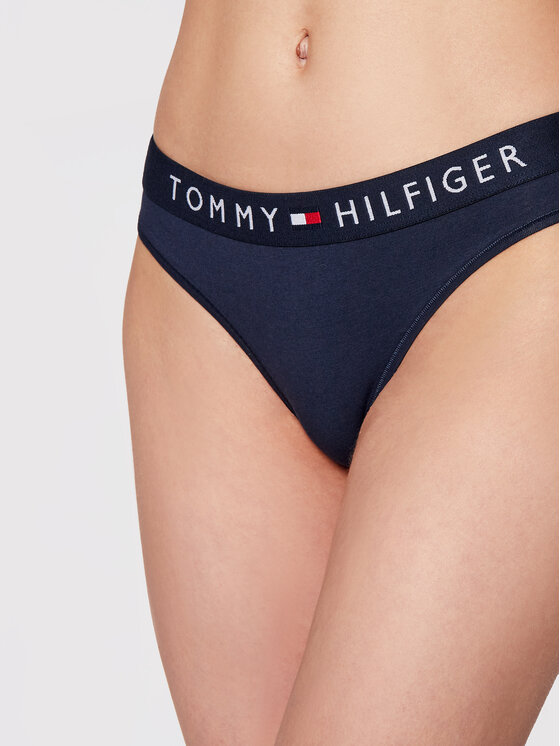 Tommy Hilfiger Klasické kalhotky Bikini UW0UW01566 Tmavomodrá Modivo cz