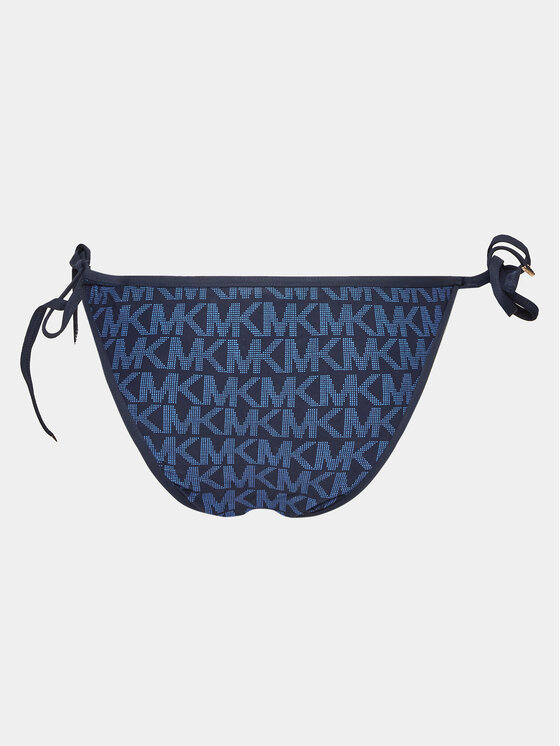 Michael Michael Kors Bikini Unterteil Signature Logo Mm N Dunkelblau Modivo At