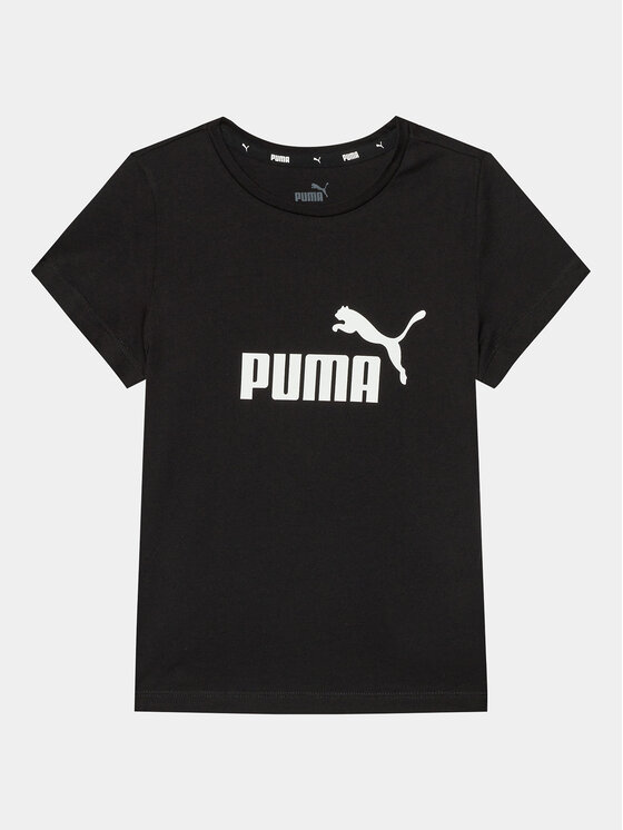 Puma Majica Ess Logo 587029 Črna Regular Fit Modivo si