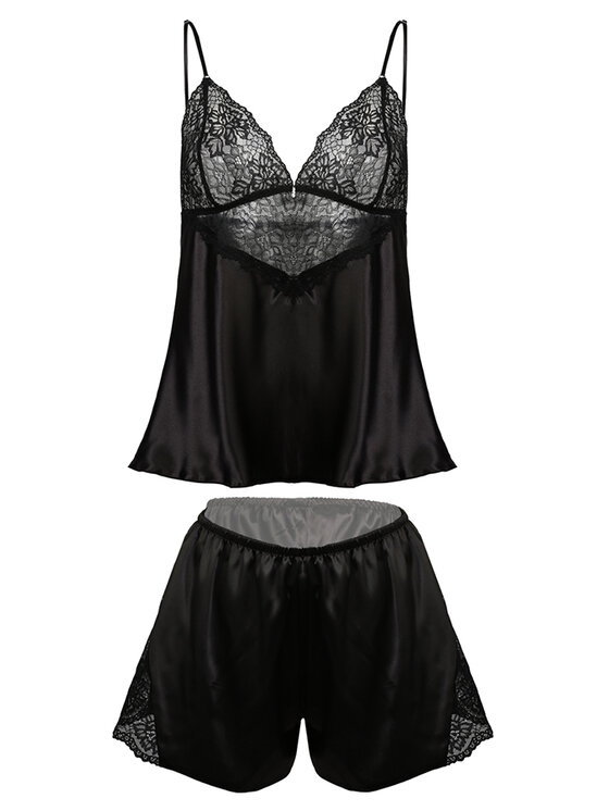 Dkaren Lingerie Komplet Bielizny Clementina Czarny Classic Fit Modivo Pl