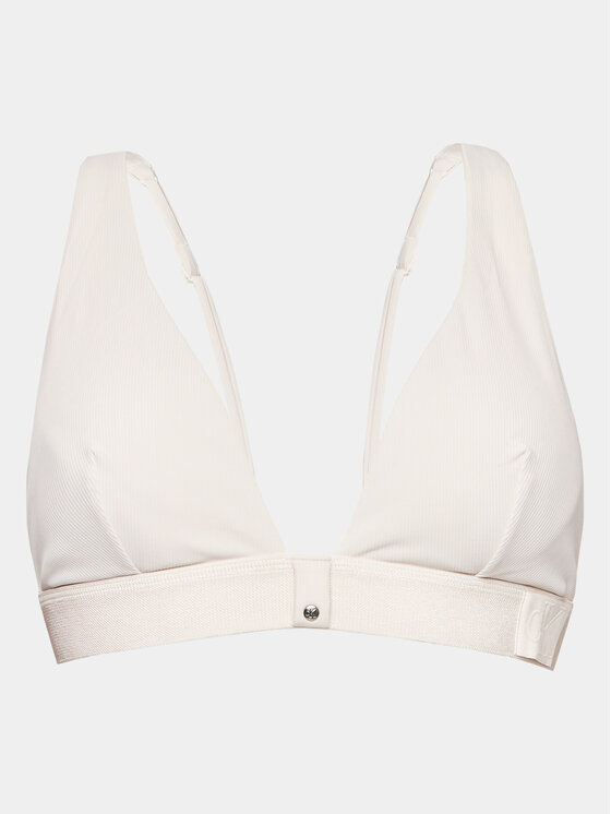 Calvin Klein Swimwear Góra od bikini KW0KW02147 Biały Modivo pl