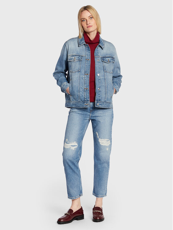 Tommy Hilfiger Дънково яке Babe WW0WW36405 Син Regular Fit Modivo bg