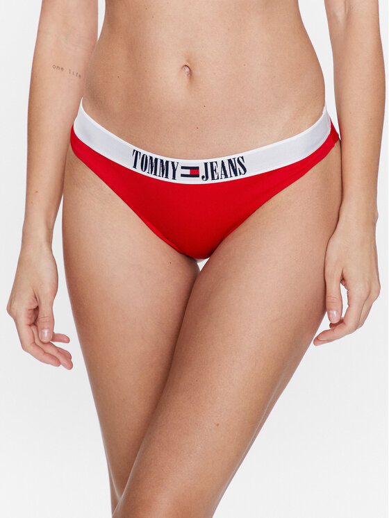 Tommy Jeans Bikini Pezzo Sotto Uw Uw Rosso Modivo It