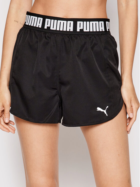 Puma Szorty Sportowe Strong Czarny Regular Fit Modivo Pl