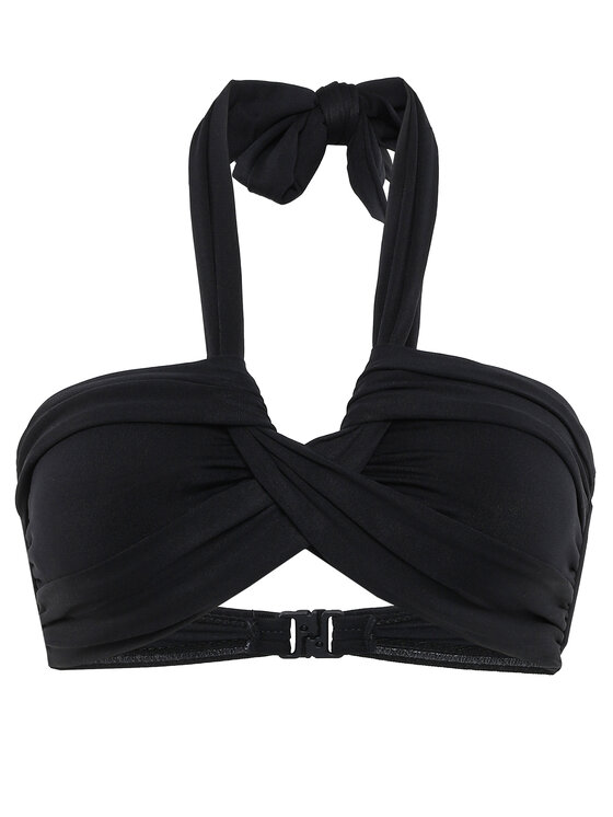 Seafolly Bikini Oberteil Bandeau S Schwarz Modivo De