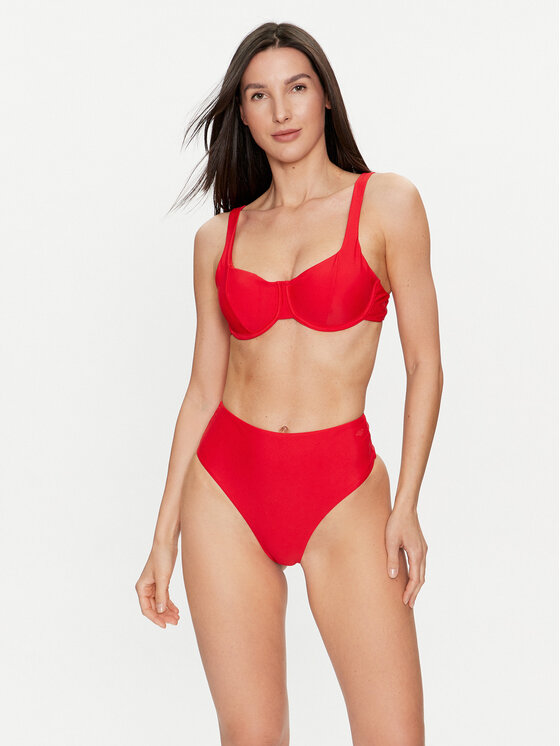 4F Bikini partea de jos 4FWSS24UBKBF043 Roșu Modivo ro