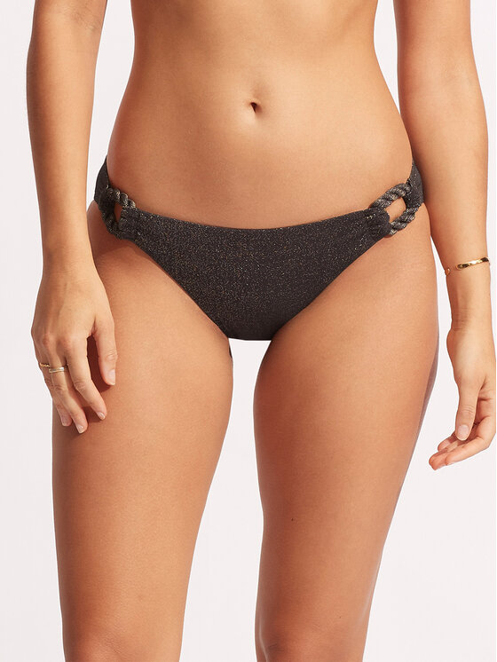 Seafolly Dół od bikini 40667 959 Brązowy Modivo pl