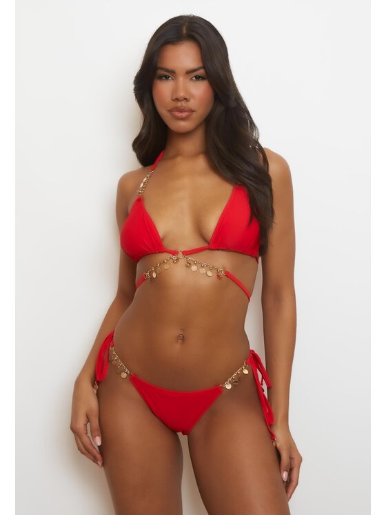 Moda Minx G Ra Od Bikini Czerwony Modivo Pl