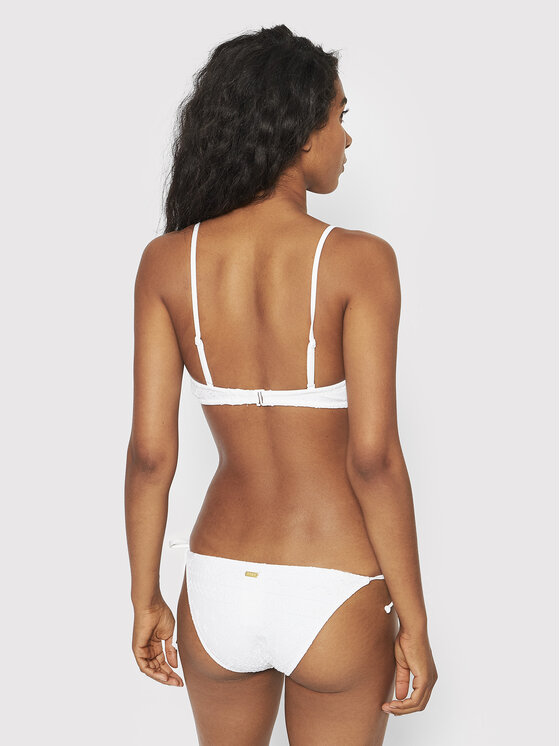 Roxy Bikini Oberteil Quiet Beauty ERJX304650 Weiß Modivo de