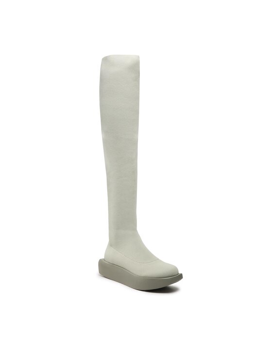 United Nude Overknees Wa Long Boot Lo 10690748117 Grau Modivo De