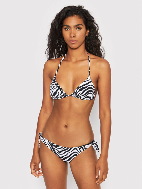 Karl Lagerfeld Bas De Bikini Zebra Kl Wbt Noir Modivo Fr