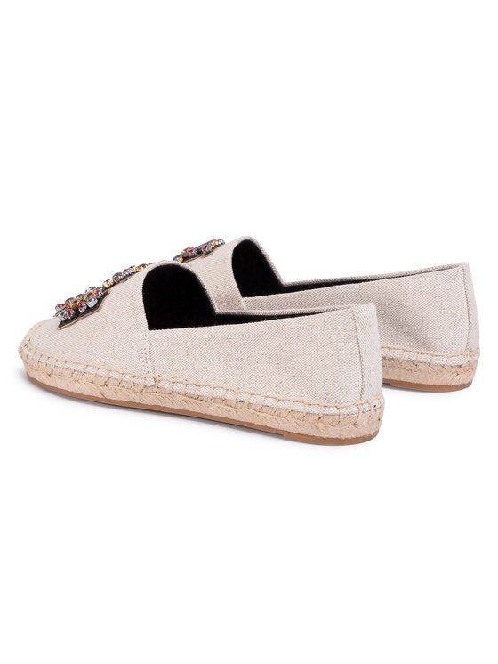 Tory Burch Espadrilles Ines Embellished Espadrille Beige Modivo De