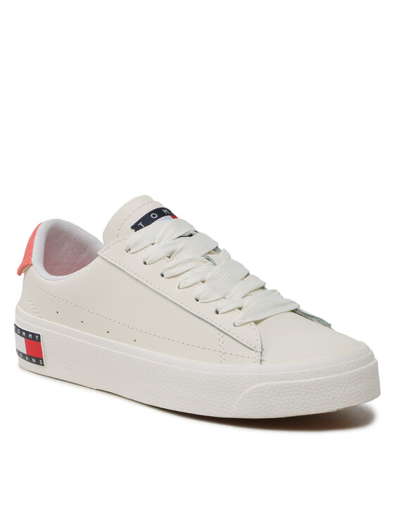 Tommy Jeans Sneakers Tjw Leather Vulc Flatform En En Cru Modivo De