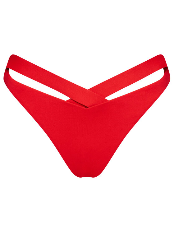 Seafolly Bikini Unterteil V Band High Cut Rot Modivo De