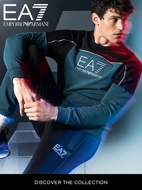 EA7 Sportas ir elegancija viename. Patikrinkite žinomo prekių ženklo kolekciją