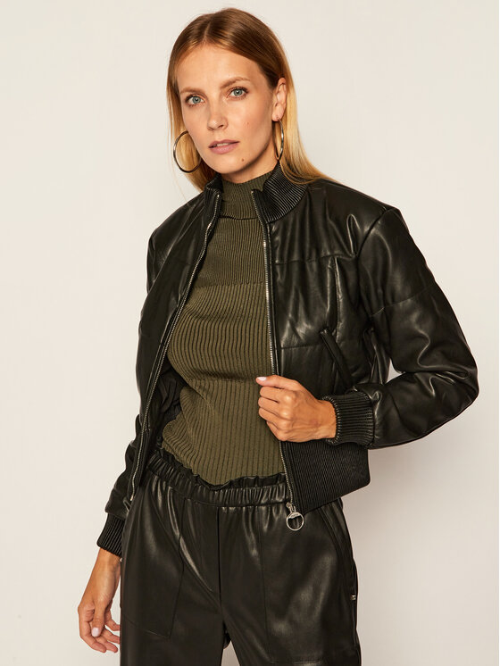 Kožená bunda Guess