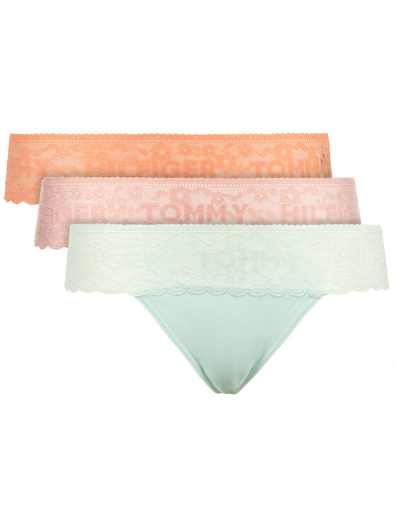 Súprava 3 kusov stringových nohavičiek Tommy Hilfiger