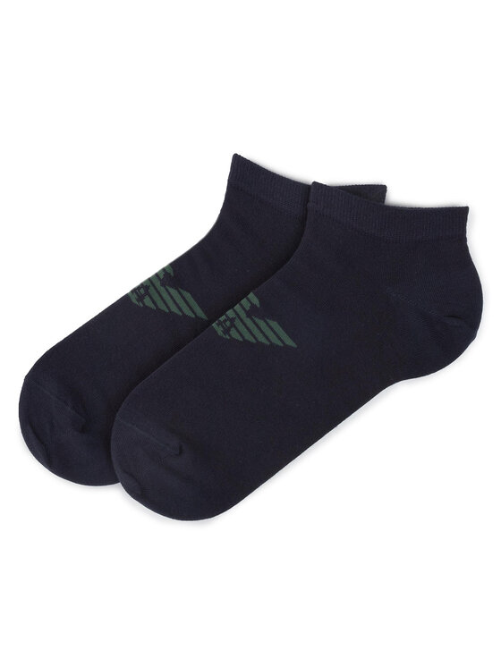 Súprava 3 párov nízkych členkových ponožiek Emporio Armani