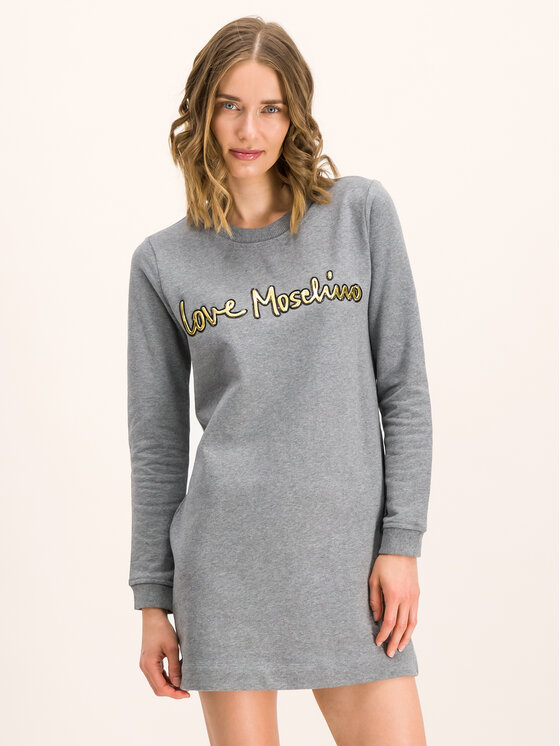 Úpletové šaty LOVE MOSCHINO