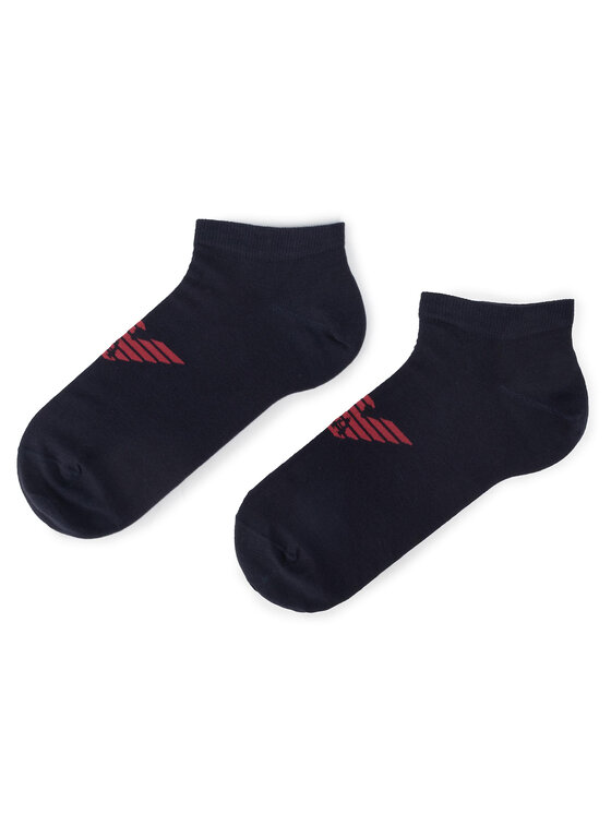 Súprava 3 párov nízkych členkových ponožiek Emporio Armani