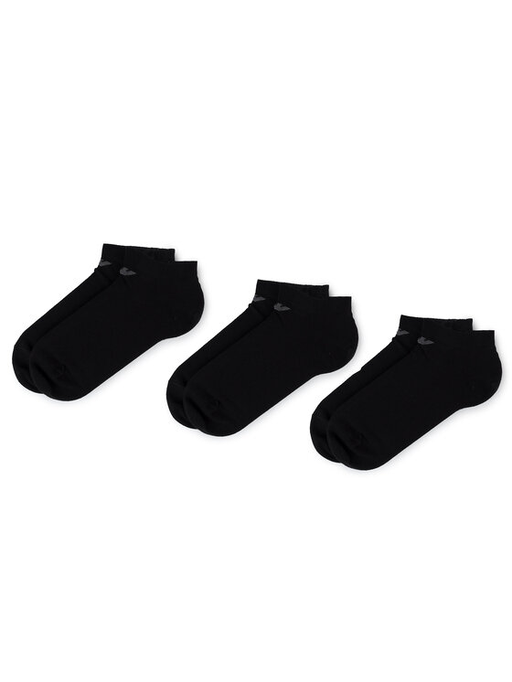 Súprava 3 párov nízkych členkových ponožiek Emporio Armani