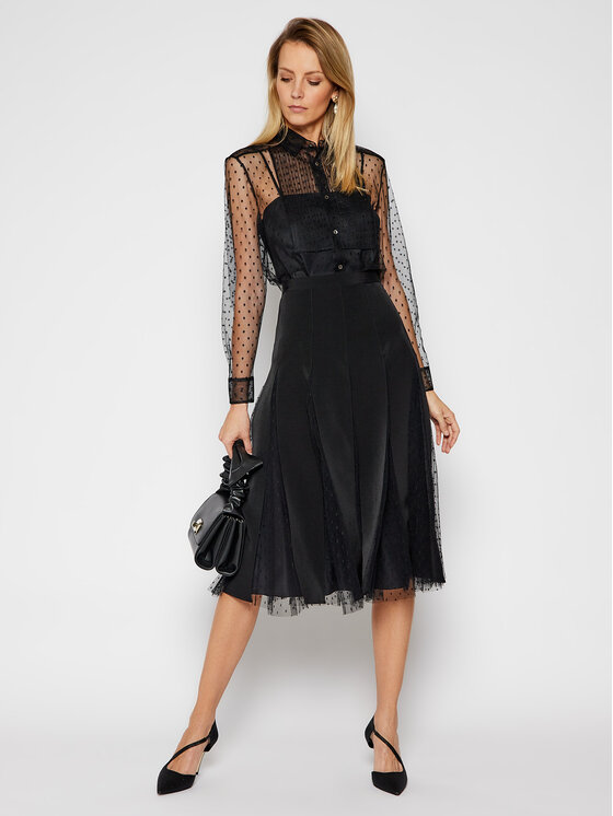 Midi sukňa Red Valentino