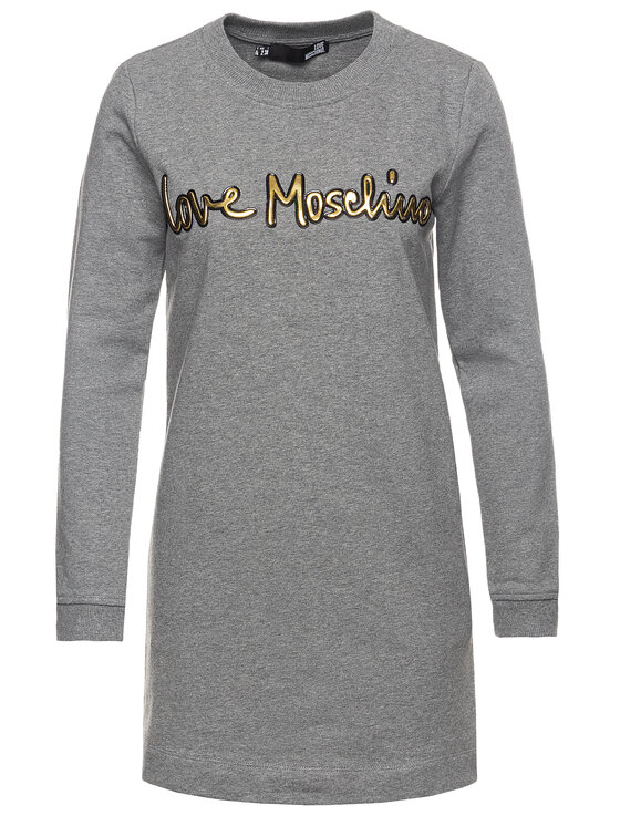 Úpletové šaty LOVE MOSCHINO