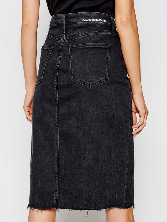 Džínsová sukňa Calvin Klein Jeans