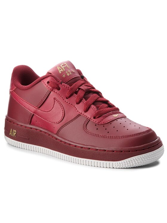 Nike Schuhe Air Force 1 Gs 314192 613 Dunkelrot Modivo De