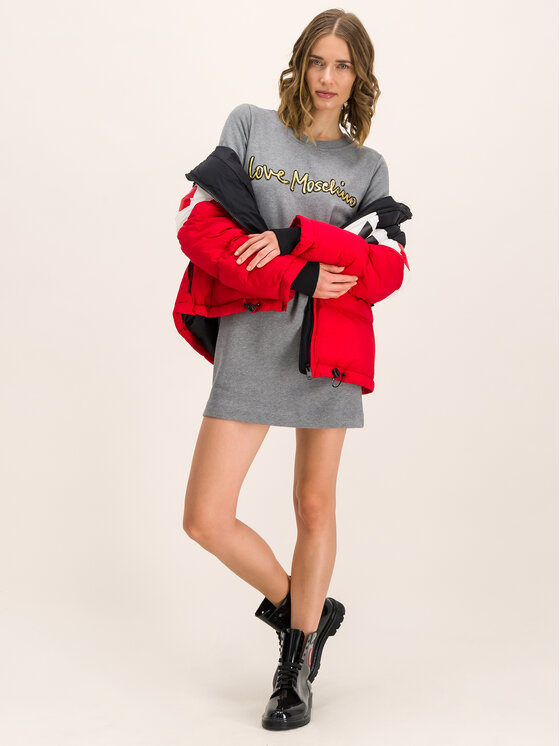 Úpletové šaty LOVE MOSCHINO