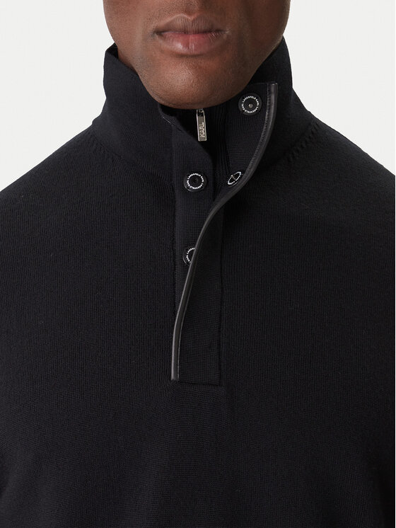 KARL LAGERFELD KARL LAGERFELD Sveter 655005 554399 Čierna Slim Fit