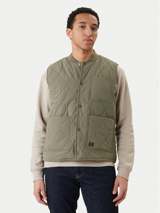 Jack & Jones Vestă elegantă Caleb 12294357 Verde Regular Fit