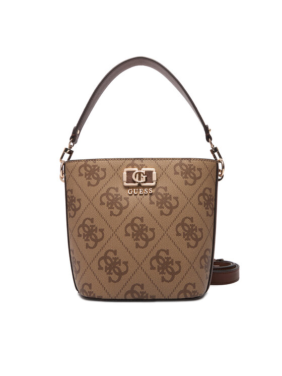 Guess Guess Дамска чанта Karnilla Logo HWOS99 01010 Кафяв