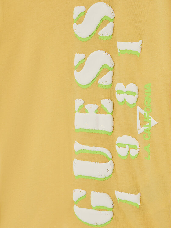 T-shirt N2GI15 K8HM0 Giallo Regular Fit