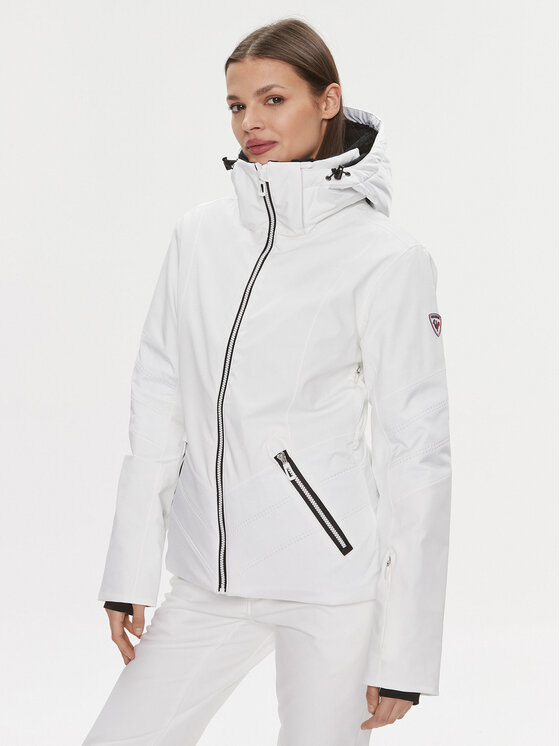 Rossignol Geacă de schi Four-Way Stretch RLKWJ23 Alb Regular Fit