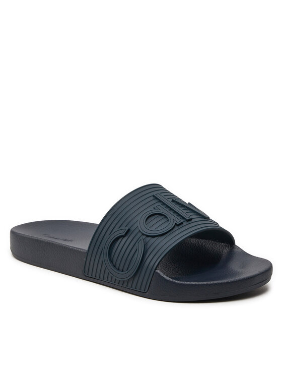 Calvin Klein Calvin Klein Natikače Pool Slide HM0HM01519 Tamnoplava