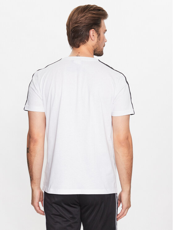 Kappa T shirt 312006 Bianco Regular Fit