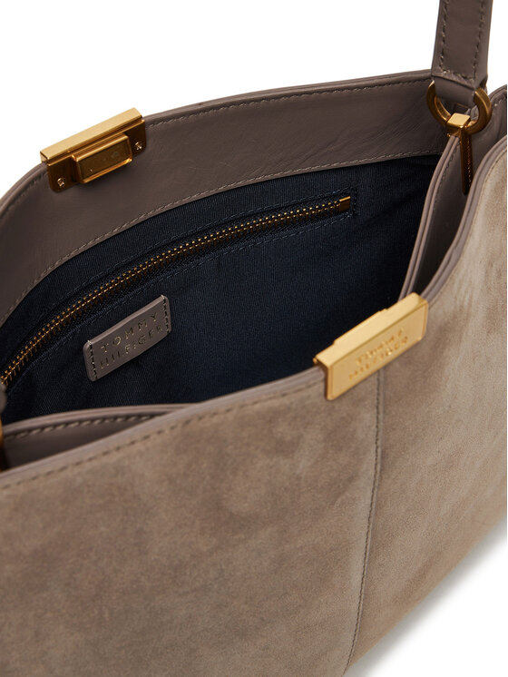 Tommy Hilfiger Tommy Hilfiger Torbica Casual Leather Shoulder Bag Sued AW0AW18201 Bež