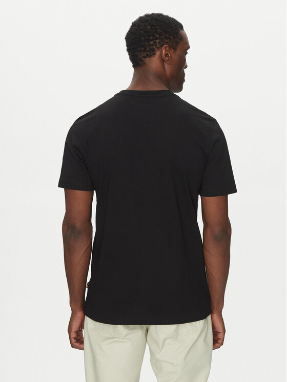 BOSS BOSS T-Shirt Te_Dunetrace 50539187 Czarny Regular Fit