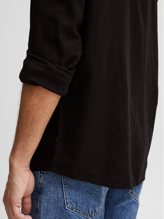 Solid Solid Camicia 21107646 Nero Regular Fit