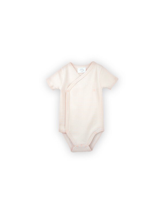 Stellou & friends Stellou & friends Komplet body dziecięcych Short Sleeve CROSS-BODY Różowy